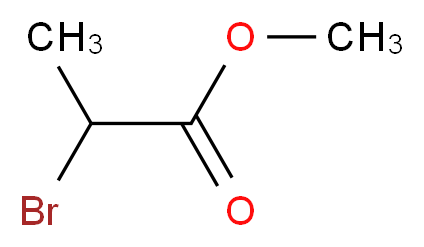 2-溴丙酸甲酯_分子结构_CAS_5445-17-0)