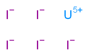 Uranium pentaiodide_分子结构_CAS_)