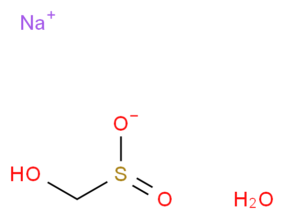 sodium hydrate hydroxymethanesulfinate_分子结构_CAS_149-44-0