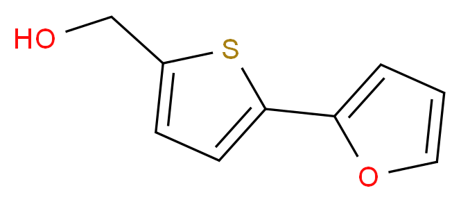 [5-(furan-2-yl)thiophen-2-yl]methanol_分子结构_CAS_868755-65-1