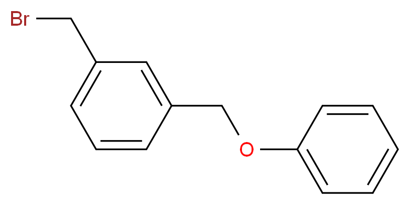 1-(bromomethyl)-3-(phenoxymethyl)benzene_分子结构_CAS_910037-23-9)