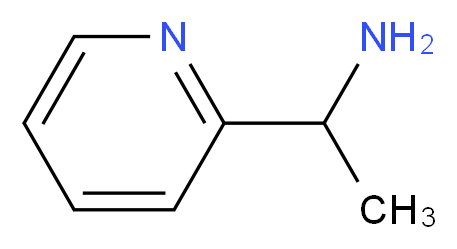 (1-pyridin-2-ylethyl)amine_分子结构_CAS_42088-91-5)