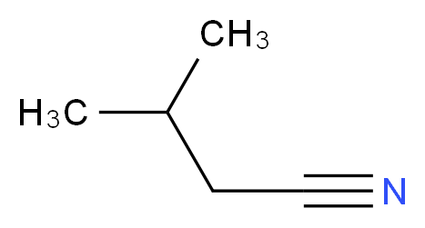 3-methylbutanenitrile_分子结构_CAS_625-28-5