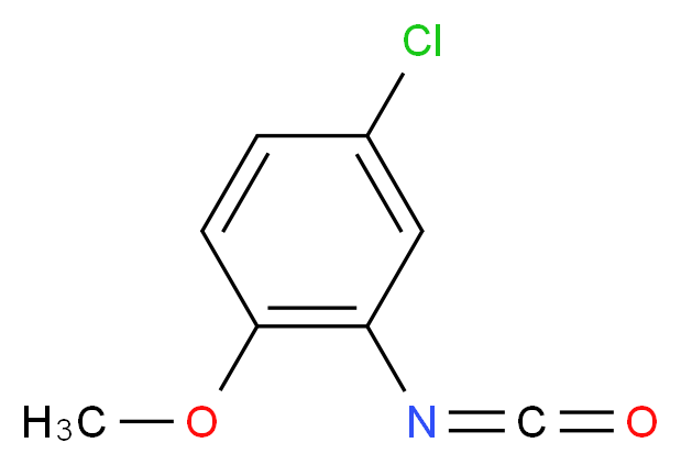 5-氯-2-甲氧基苯基异氰酸酯_分子结构_CAS_55440-54-5)