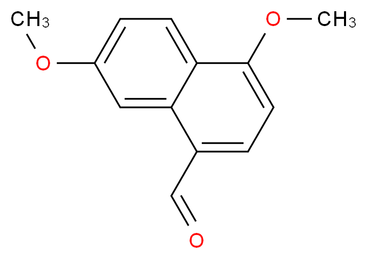 4,7-dimethoxynaphthalene-1-carbaldehyde_分子结构_CAS_90381-44-5