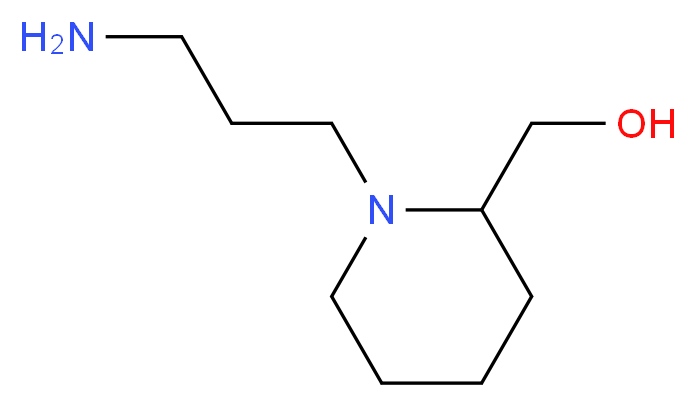 [1-(3-aminopropyl)piperidin-2-yl]methanol_分子结构_CAS_915919-64-1)