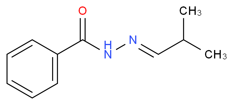 N'-[(1E)-2-Methylpropylidene]benzohydrazide_分子结构_CAS_63494-84-8)