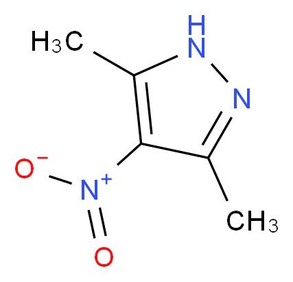 3,5-Dimethyl-4-nitro-1H-pyrazole_分子结构_CAS_14531-55-6)