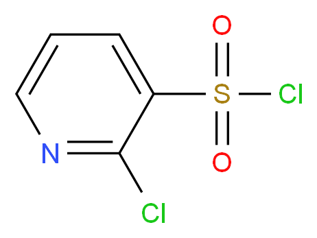 2-chloropyridine-3-sulfonyl chloride_分子结构_CAS_6684-06-6