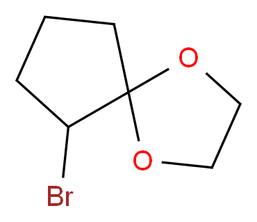 6-Bromo-1,4-dioxaspiro[4.4]nonane_分子结构_CAS_82235-82-3)