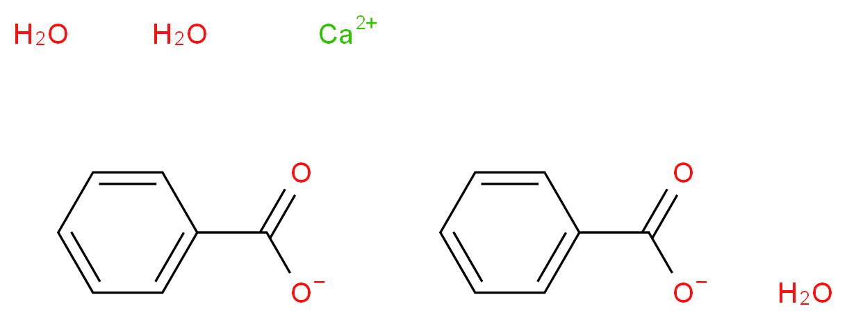 calcium dibenzoate trihydrate_分子结构_CAS_2090-05-3