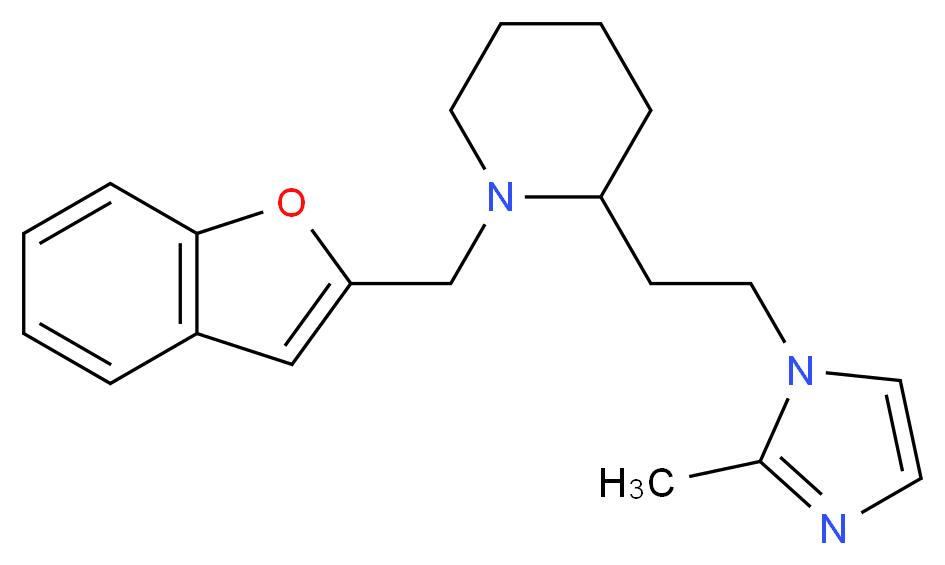 1-(1-benzofuran-2-ylmethyl)-2-[2-(2-methyl-1H-imidazol-1-yl)ethyl]piperidine_分子结构_CAS_)