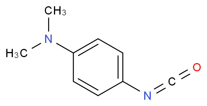 4-isocyanato-N,N-dimethylaniline_分子结构_CAS_16315-59-6