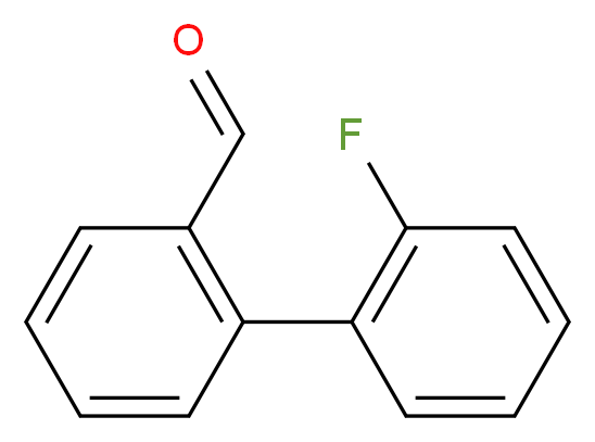 2'-Fluoro-[1,1'-biphenyl]-2-carboxaldehyde_分子结构_CAS_223575-95-9)