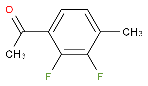 2',3'-二氟-4'-甲基苯乙酮_分子结构_CAS_261763-30-8)