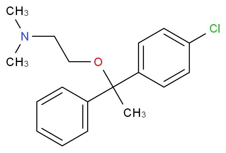 Chlorphenoxamine_分子结构_CAS_77-38-3)