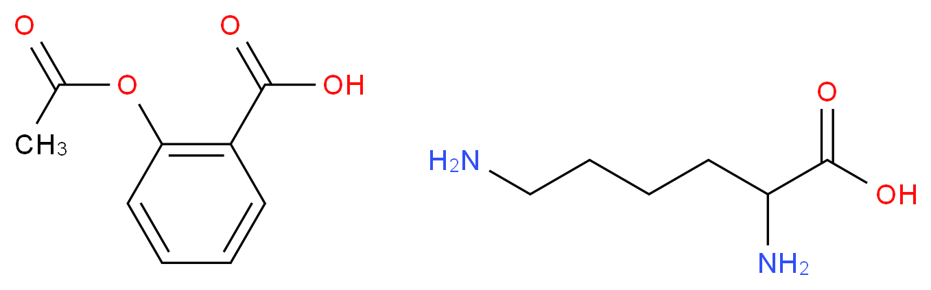 DL-Lysine Acetylsalicylate_分子结构_CAS_62952-06-1)