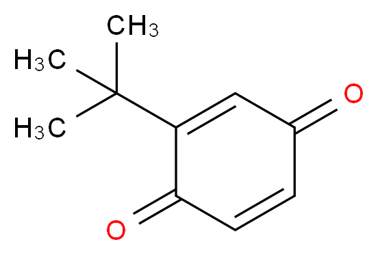 2-叔丁基-1,4-苯醌_分子结构_CAS_3602-55-9)