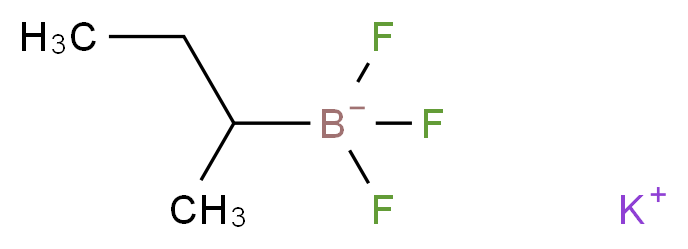 potassium butan-2-yltrifluoroboranuide_分子结构_CAS_958449-00-8