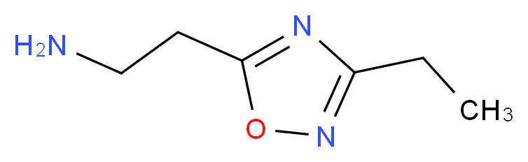 2-(3-ethyl-1,2,4-oxadiazol-5-yl)ethan-1-amine_分子结构_CAS_944896-78-0