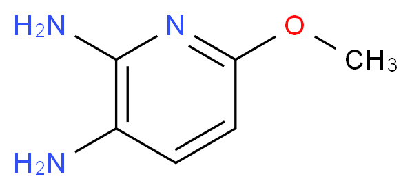 2,3-DIAMINO-6-METHOXYPYRIDINE_分子结构_CAS_28020-38-4)