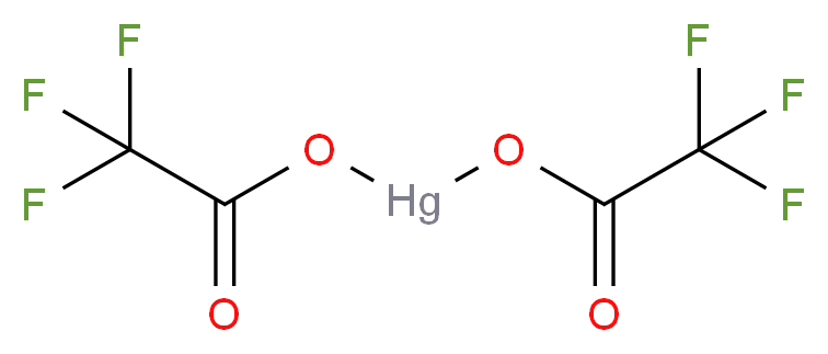 [(trifluoroacetyl)oxy]mercurio 2,2,2-trifluoroacetate_分子结构_CAS_13257-51-7