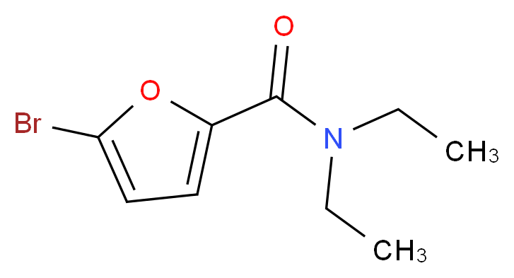 5-bromo-N,N-diethylfuran-2-carboxamide_分子结构_CAS_57785-35-0