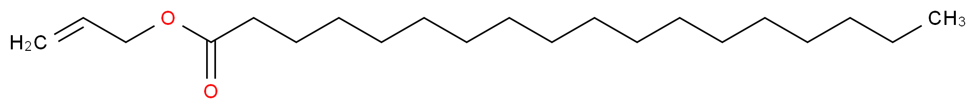 prop-2-en-1-yl octadecanoate_分子结构_CAS_6289-31-2