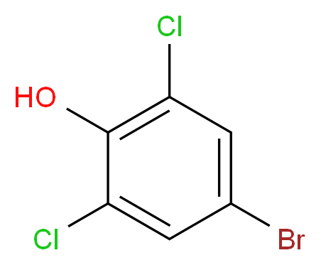 4-Bromo-2,6-dichlorophenol_分子结构_CAS_)