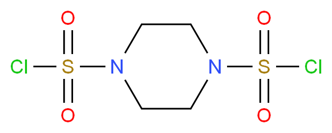 piperazine-1,4-disulfonyl dichloride_分子结构_CAS_36959-72-5