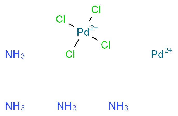 四氨基钯合四氯化钯_分子结构_CAS_13820-44-5)