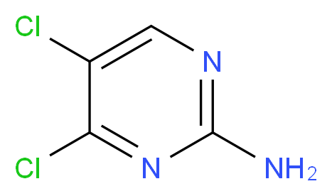 4,5-dichloropyrimidin-2-amine_分子结构_CAS_403854-21-7