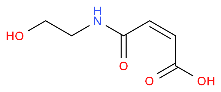 N-(2-Hydroxyethyl)maleamic Acid_分子结构_CAS_15519-86-5)