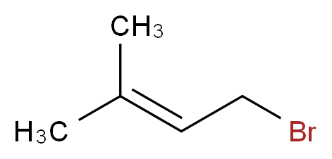 3,3-二甲基烯丙基溴_分子结构_CAS_870-63-3)