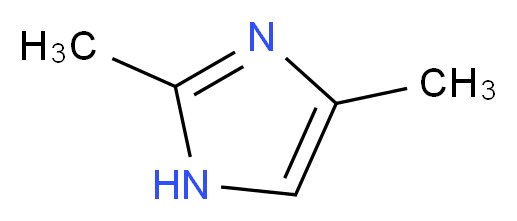 2,4-二甲基咪唑_分子结构_CAS_930-62-1)