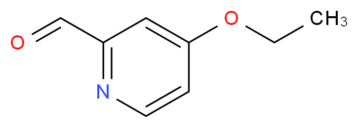 4-ethoxypyridine-2-carbaldehyde_分子结构_CAS_16665-43-3