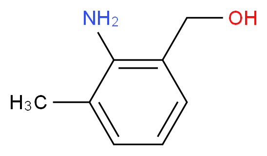 (2-amino-3-methylphenyl)methanol_分子结构_CAS_57772-50-6