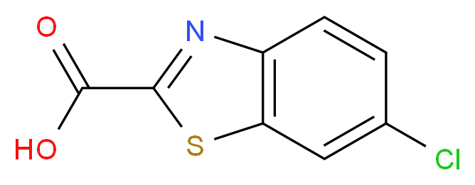 6-Chlorobenzo[d]thiazole-2-carboxylic acid_分子结构_CAS_3622-03-5)