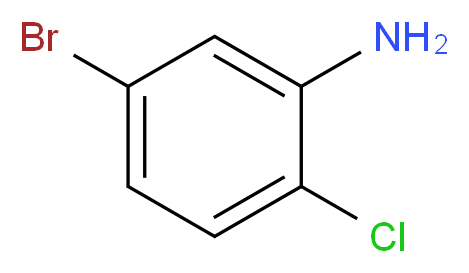 2-Chloro-5-bromoaniline_分子结构_CAS_60811-17-8)
