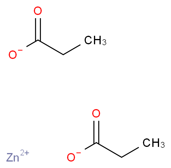 ZINC PROPIONATE_分子结构_CAS_557-28-8)