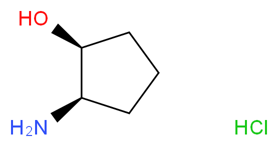 (1S,2R)-2-aminocyclopentan-1-ol hydrochloride_分子结构_CAS_225791-13-9