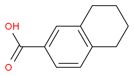 5,6,7,8-tetrahydronaphthalene-2-carboxylic acid_分子结构_CAS_1131-63-1