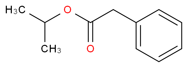 苯乙酸异丙酯_分子结构_CAS_4861-85-2)