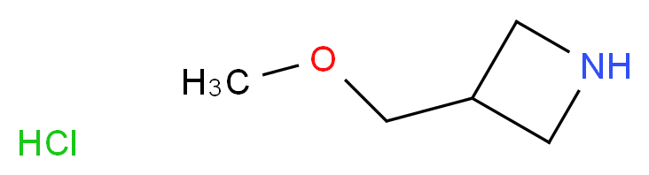 3-(methoxymethyl)azetidine hydrochloride_分子结构_CAS_942308-06-7