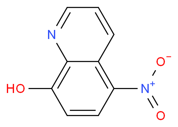 8-Hydroxy-5-nitroquinoline 97%_分子结构_CAS_4008-48-4)