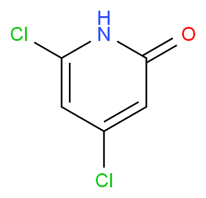 4,6-dichloro-1,2-dihydropyridin-2-one_分子结构_CAS_68963-75-7