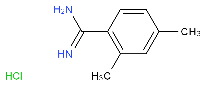2,4-DIMETHYL-BENZAMIDINE HYDROCHLORIDE_分子结构_CAS_)
