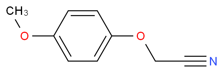 2-(4-methoxyphenoxy)acetonitrile_分子结构_CAS_)