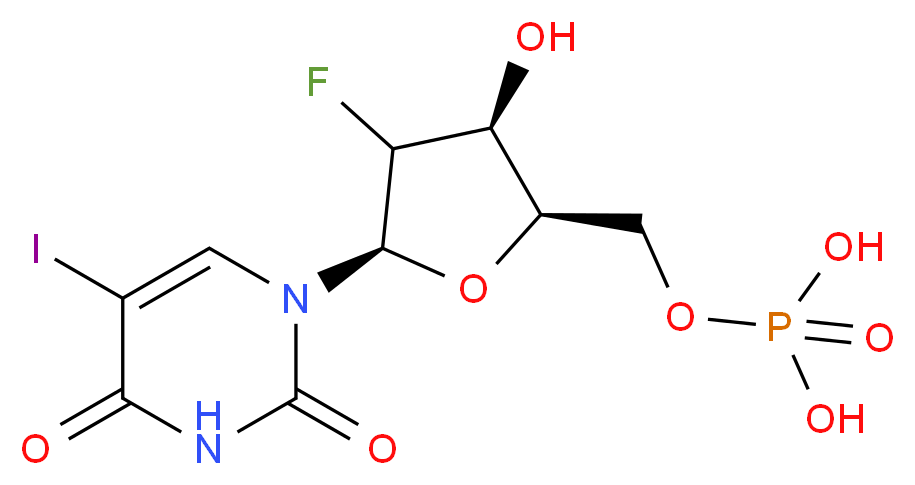 Fialuridine 5'-Monophosphate_分子结构_CAS_99891-31-3)