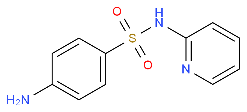 4-Amino-N-pyridin-2-ylbenzenesulfonamide_分子结构_CAS_144-83-2)